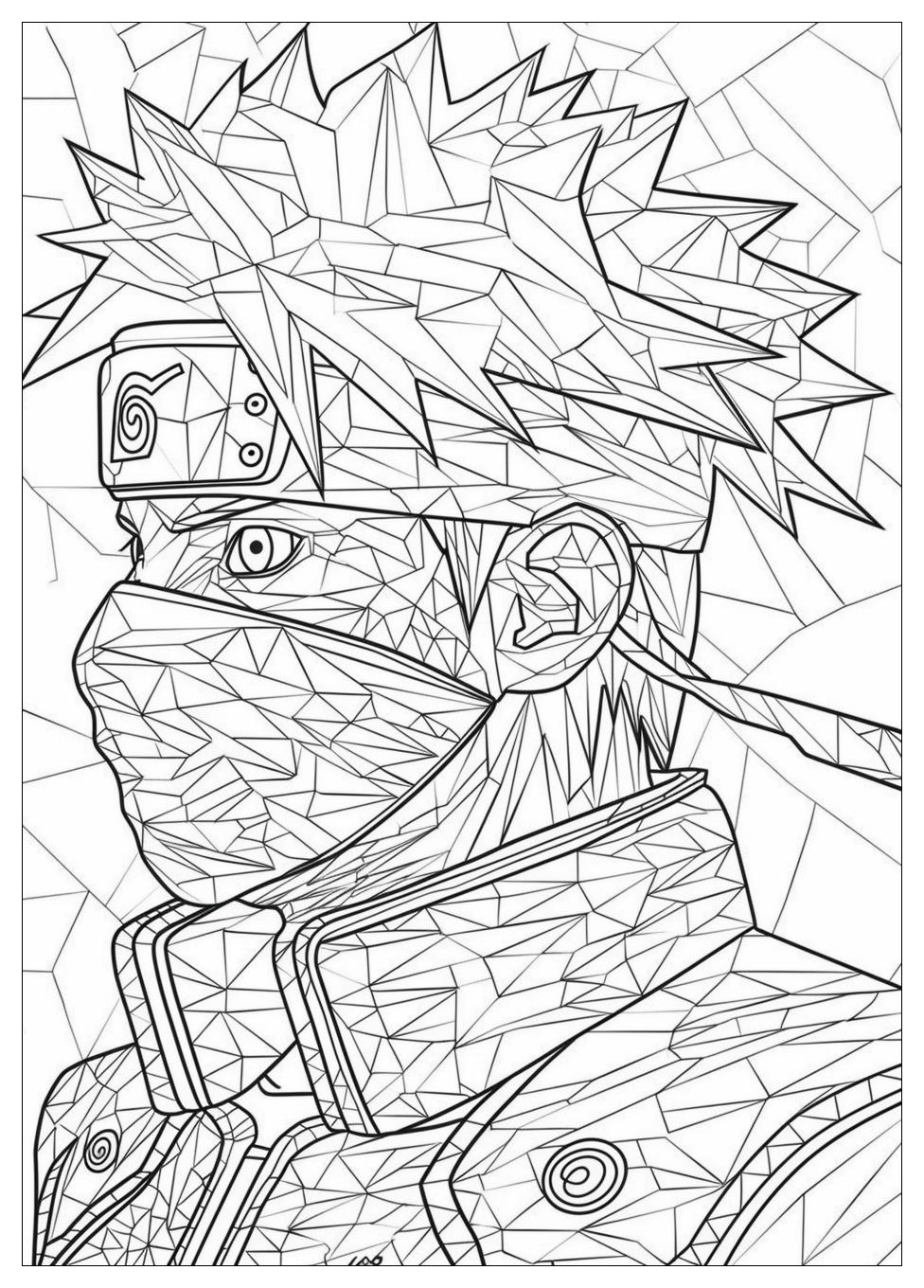 Kakashi Coloring Pages-5