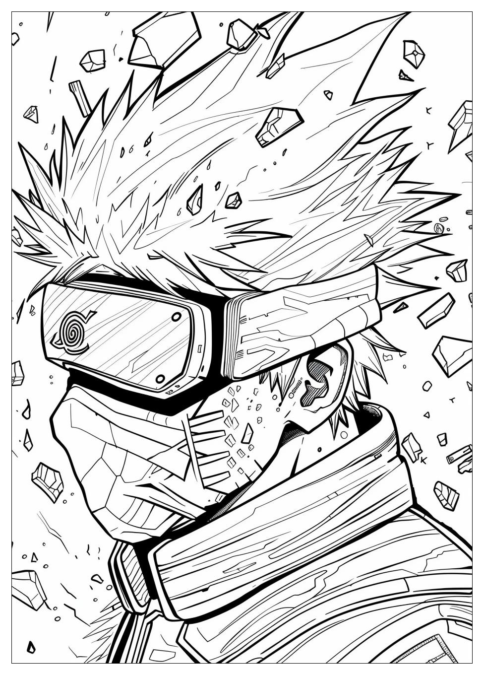 Kakashi Coloring Pages-9