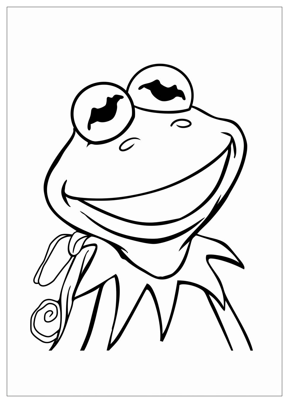 Kermit The Frog Coloring Pages-1