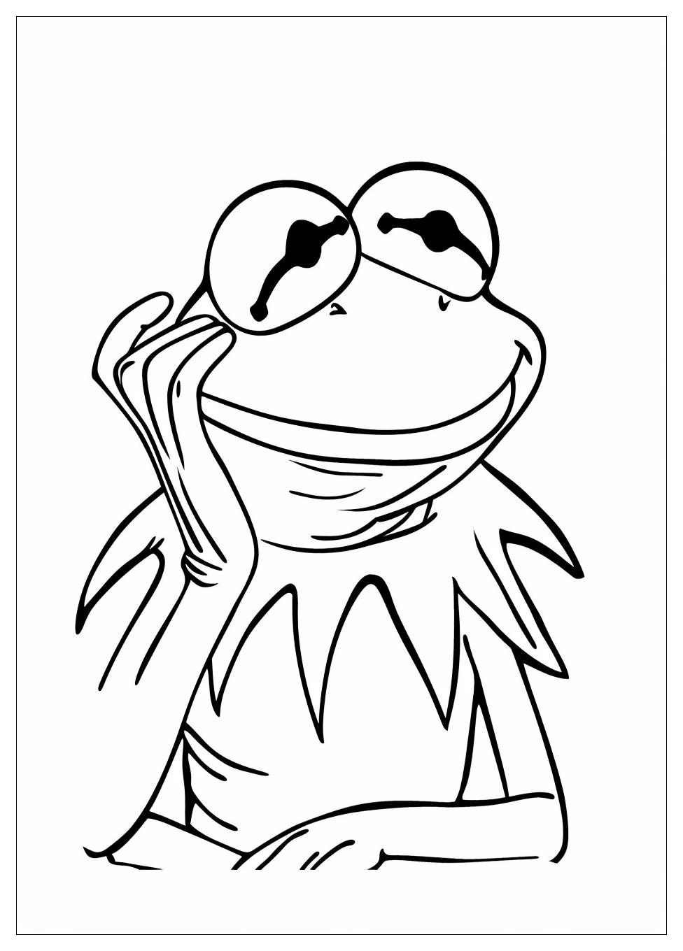 Kermit The Frog Coloring Pages-10