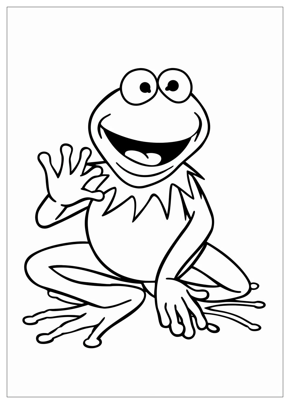 Kermit The Frog Coloring Pages-11