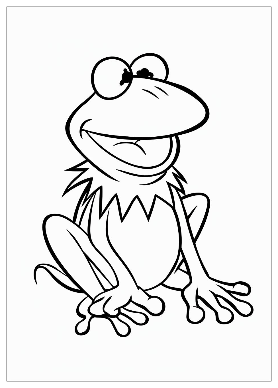 Kermit The Frog Coloring Pages-2