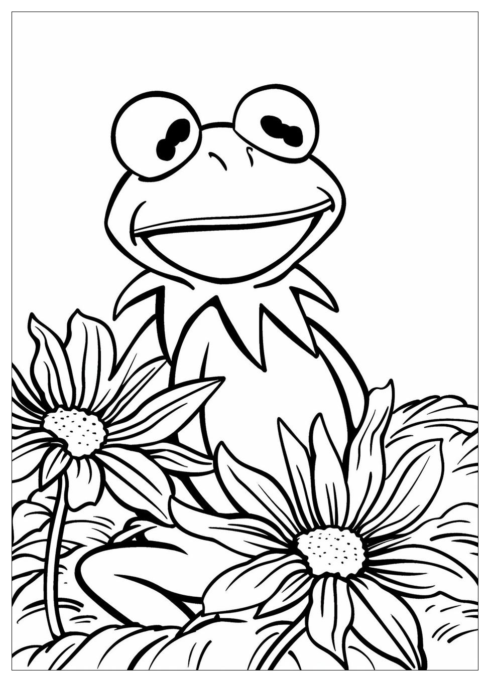 Kermit The Frog Coloring Pages-3