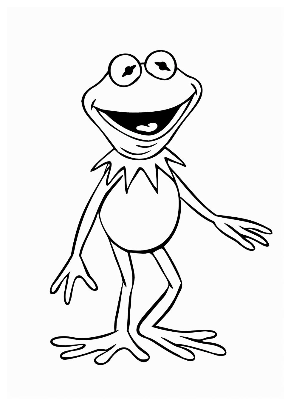 Kermit The Frog Coloring Pages-4