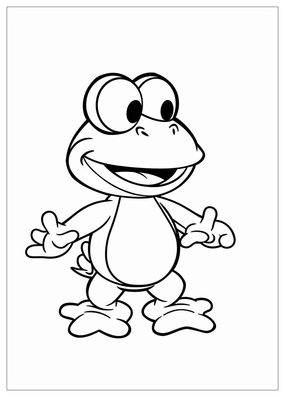 Keroppi Coloring Pages-4