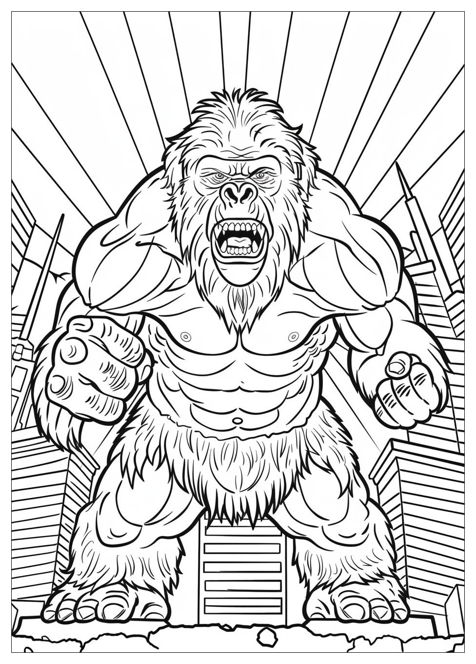 King Kong Coloring Pages-1