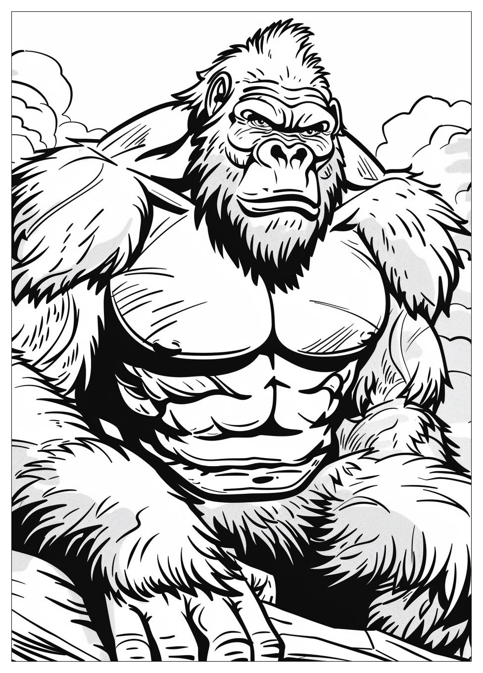 King Kong Coloring Pages-12