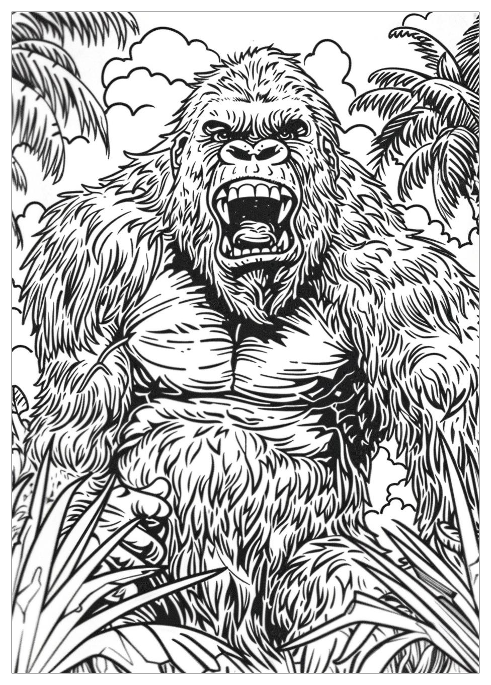 King Kong Coloring Pages-13