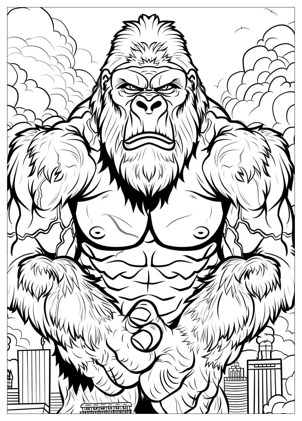 King Kong Coloring Pages-15