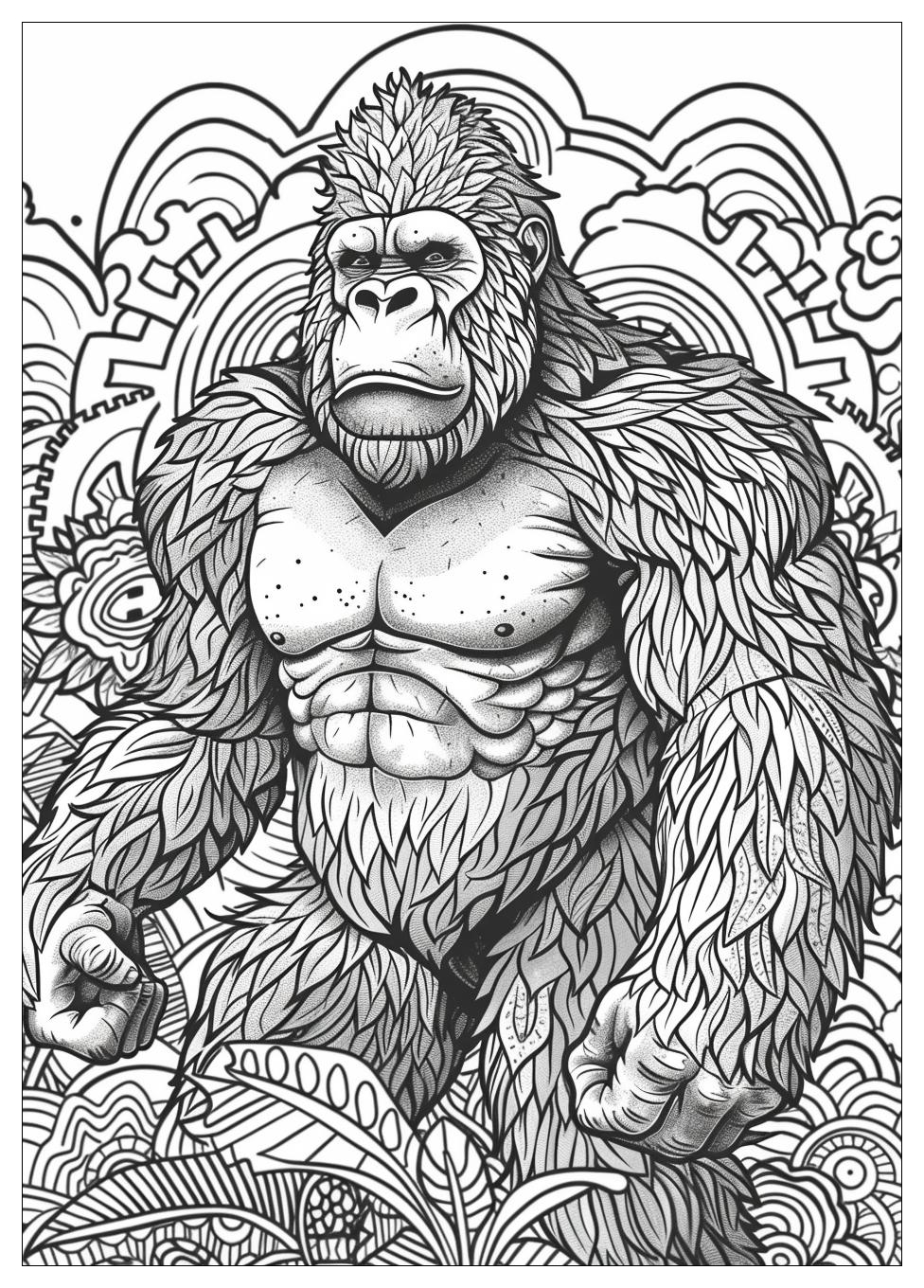 King Kong Coloring Pages-16