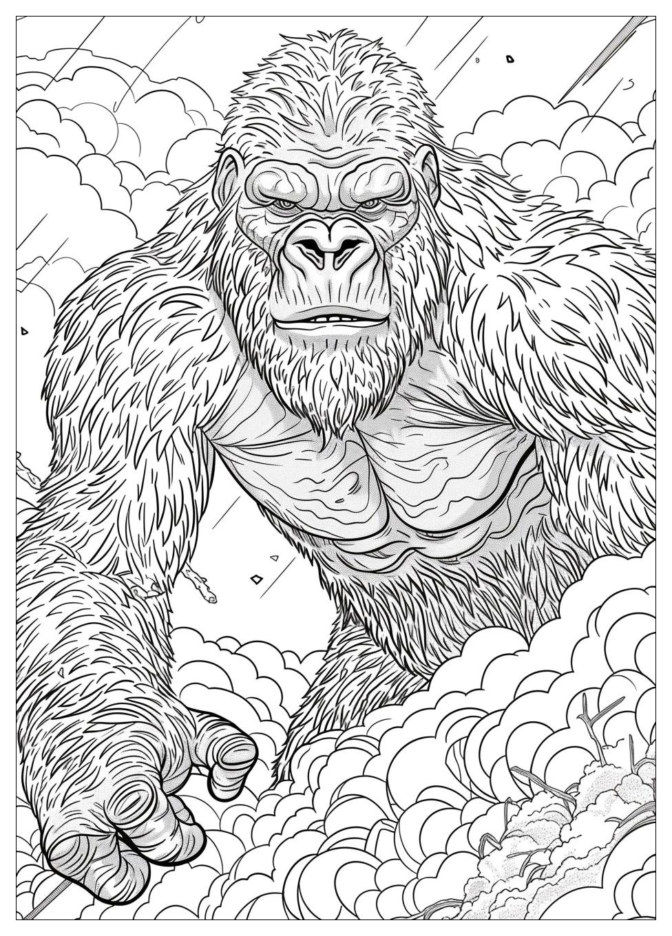 King Kong Coloring Pages-17