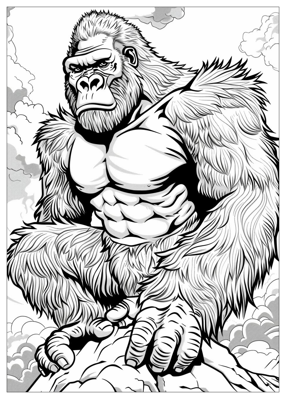 King Kong Coloring Pages-19