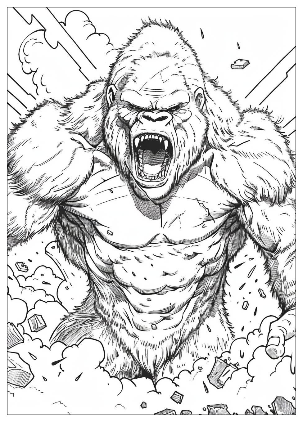 King Kong Coloring Pages-5