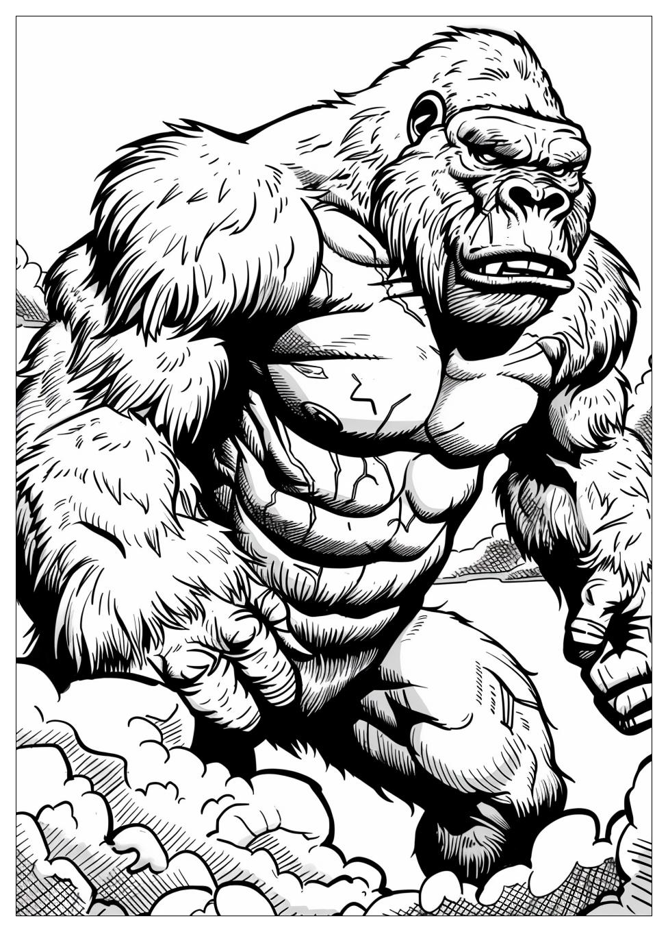 King Kong Coloring Pages-7