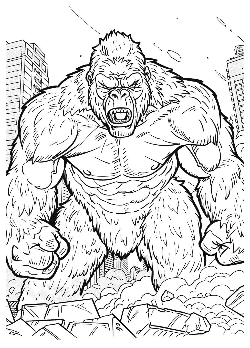 King Kong Coloring Pages-8