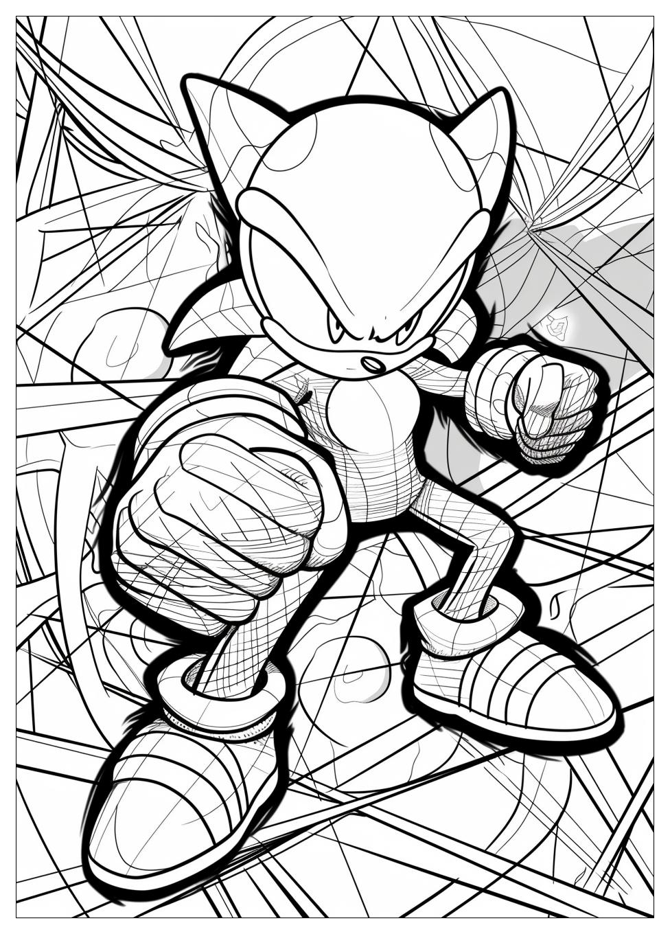 Knuckles Coloring Pages-10