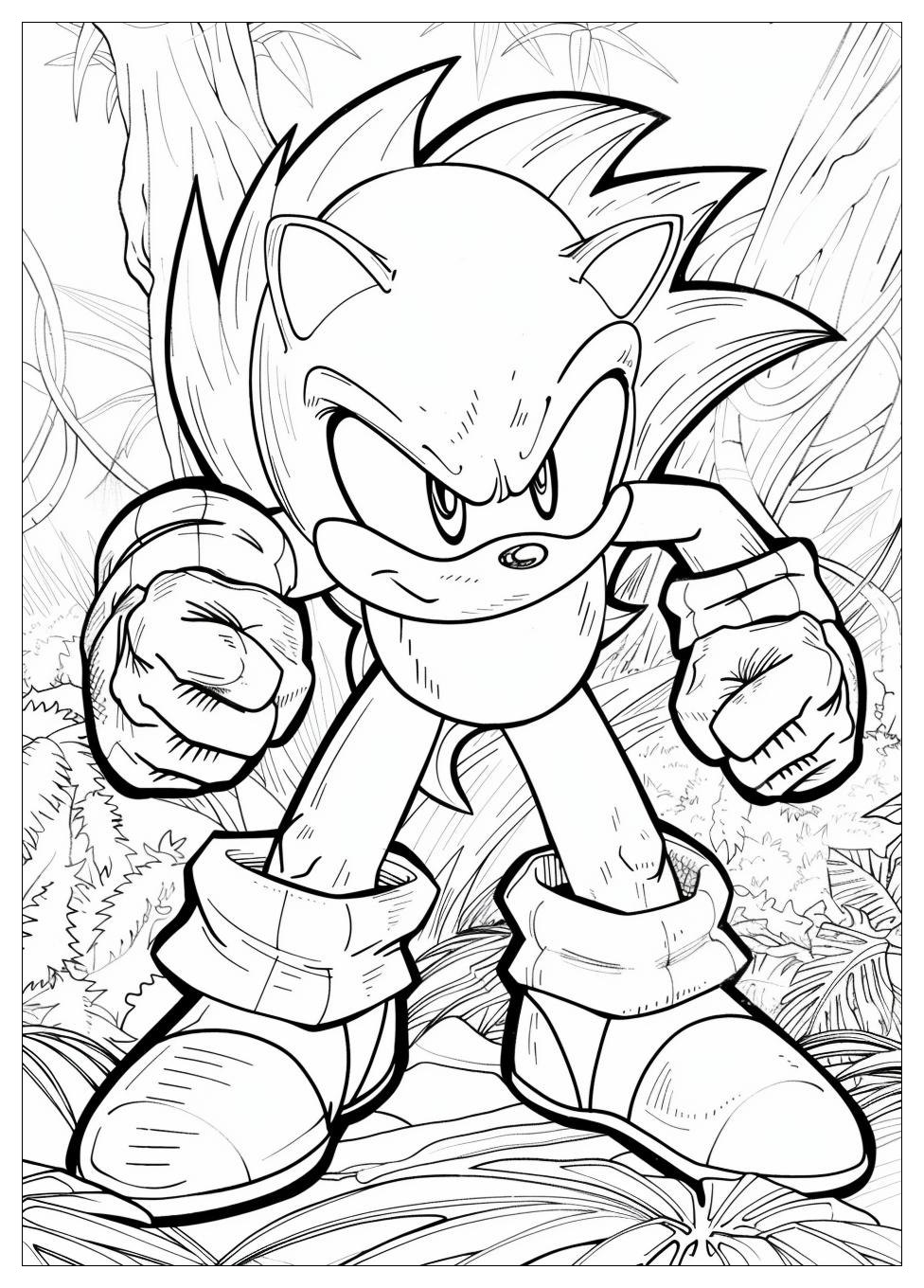 Knuckles Coloring Pages-13