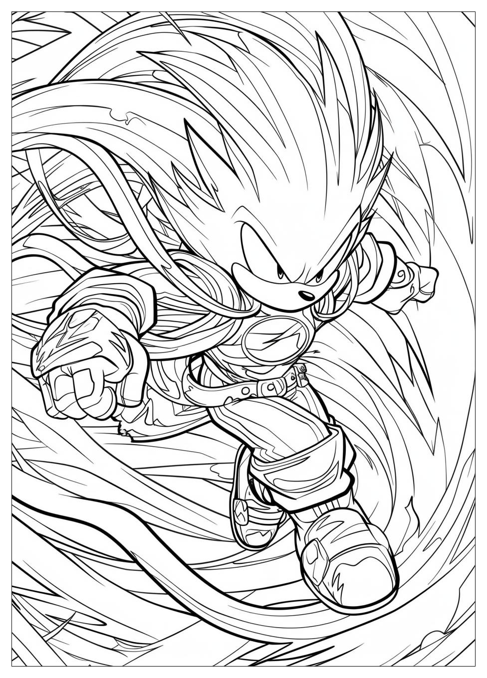 Knuckles Coloring Pages-14