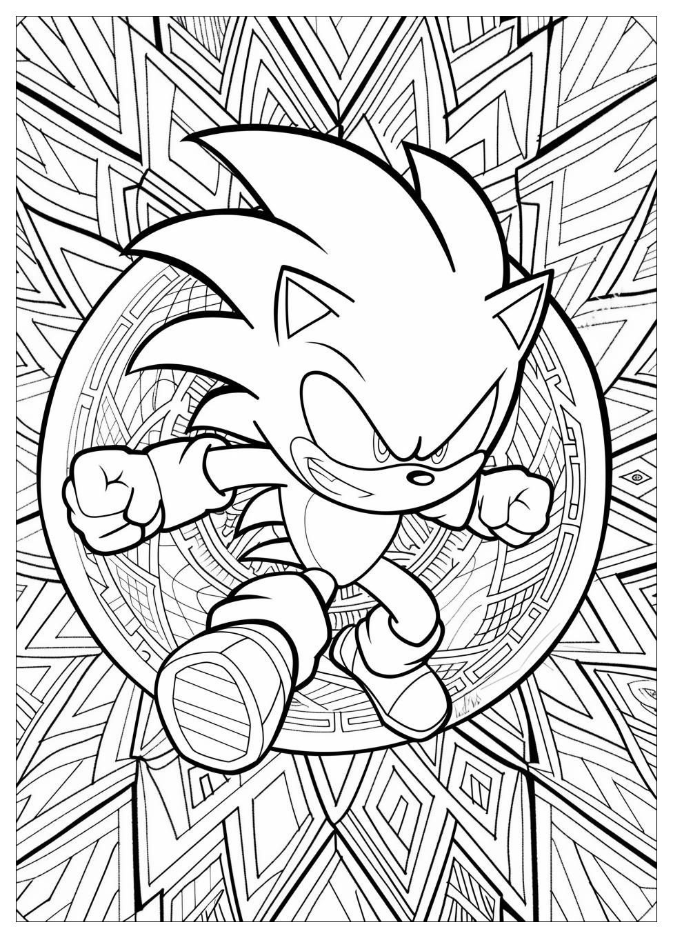 Knuckles Coloring Pages-15