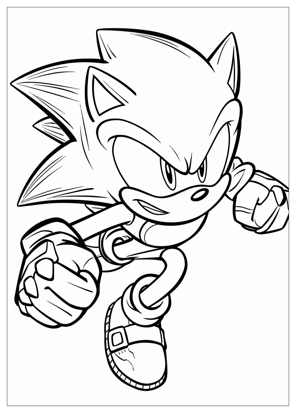 Knuckles Coloring Pages-20