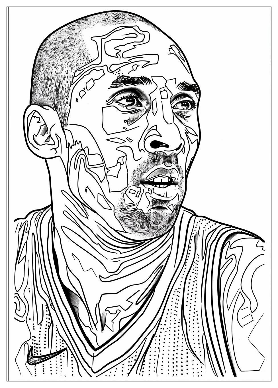 Kobe Bryant Coloring Pages-11