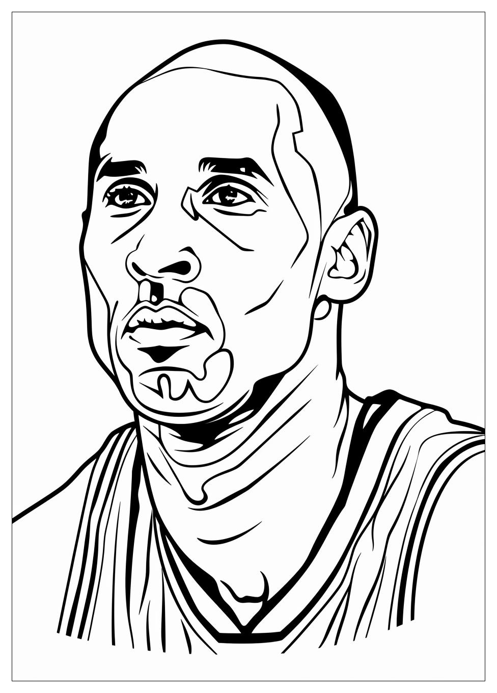 Kobe Bryant Coloring Pages-12