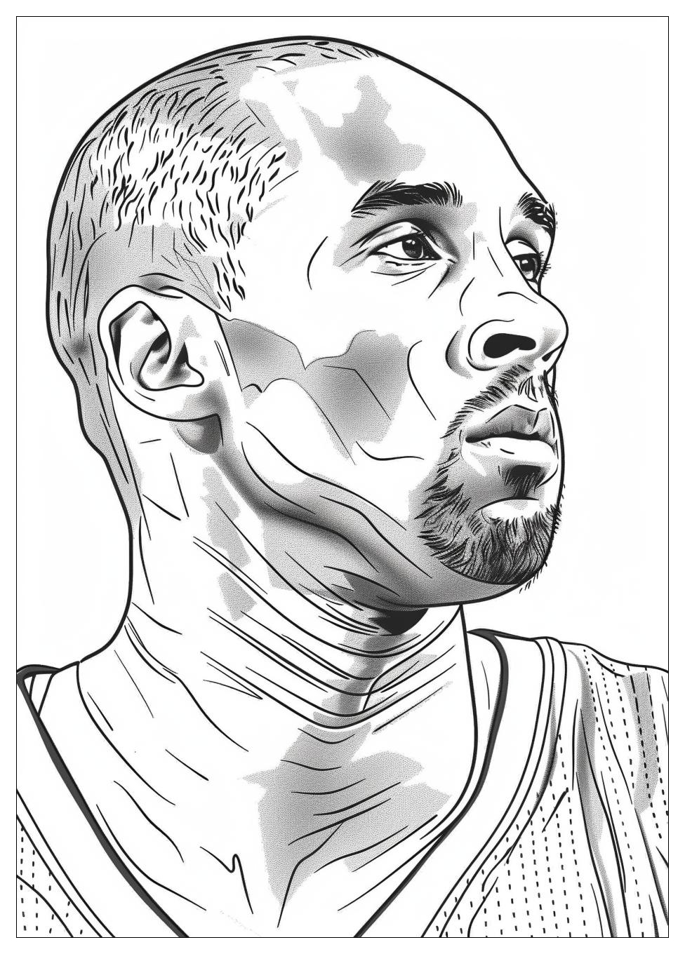 Kobe Bryant Coloring Pages-15