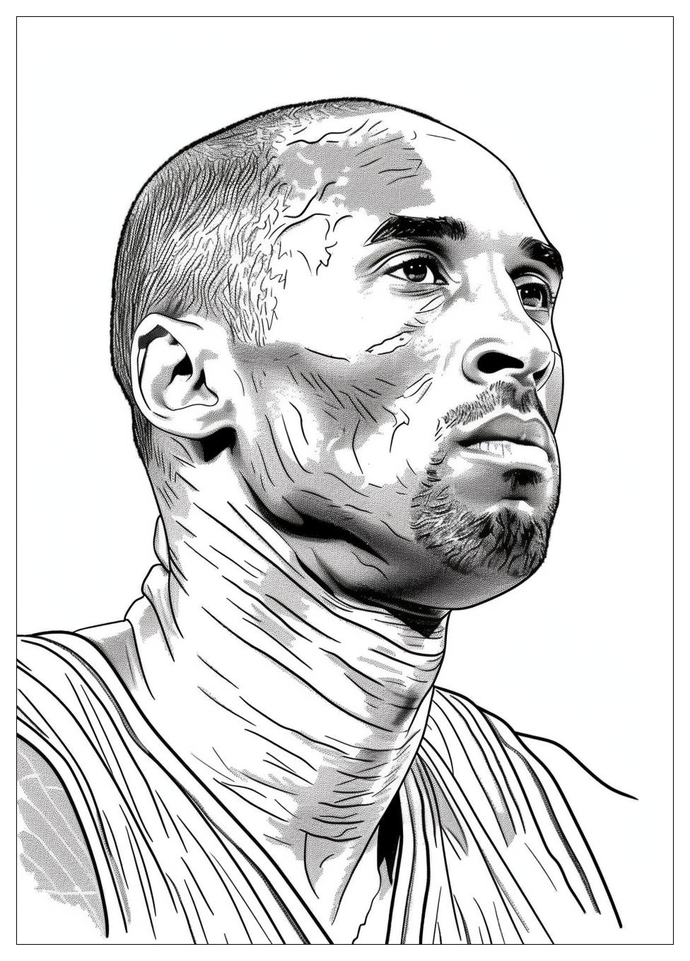 Kobe Bryant Coloring Pages-17