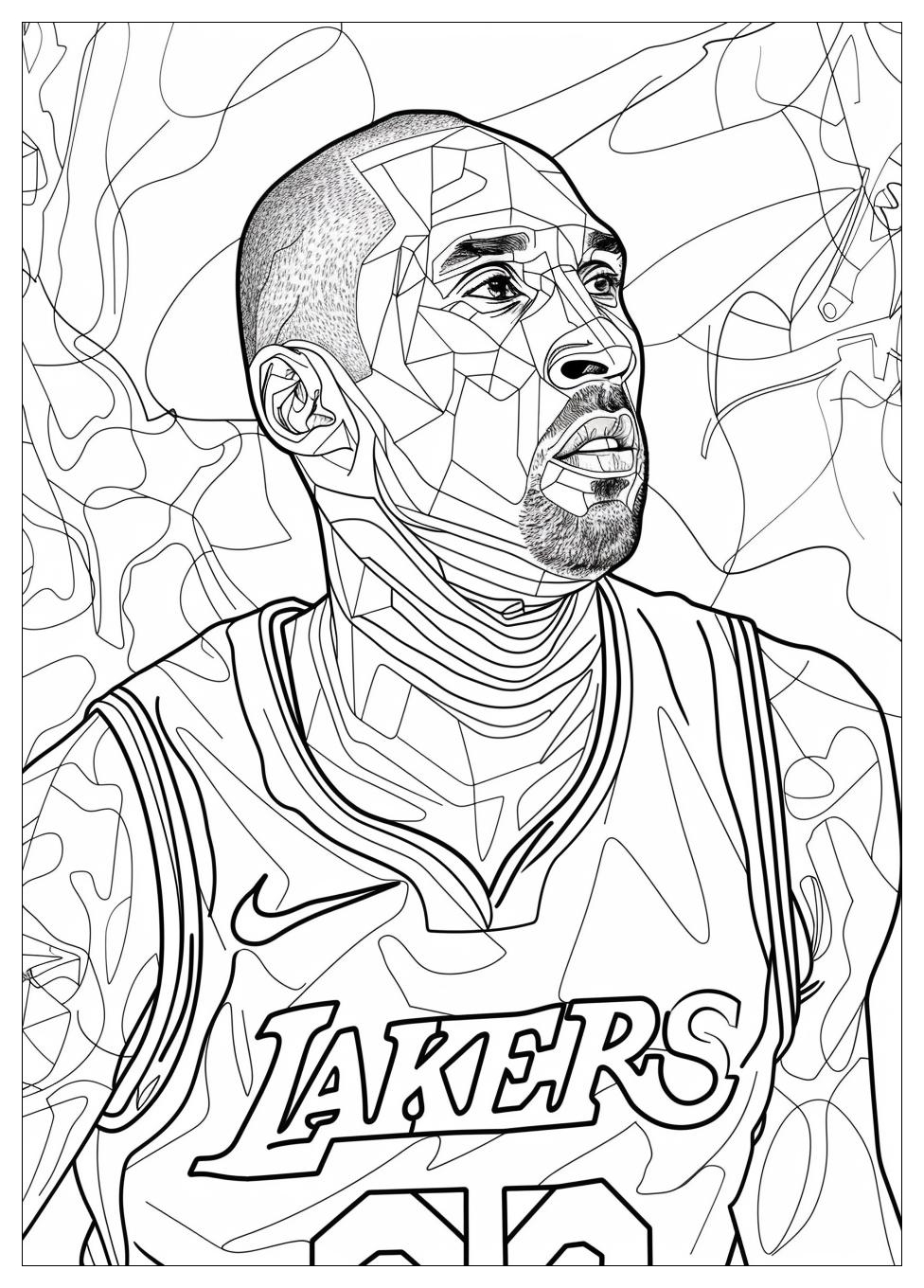 Kobe Bryant Coloring Pages-18