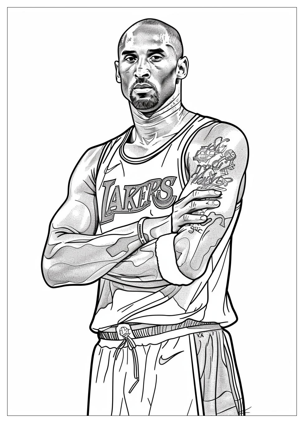 Kobe Bryant Coloring Pages-2