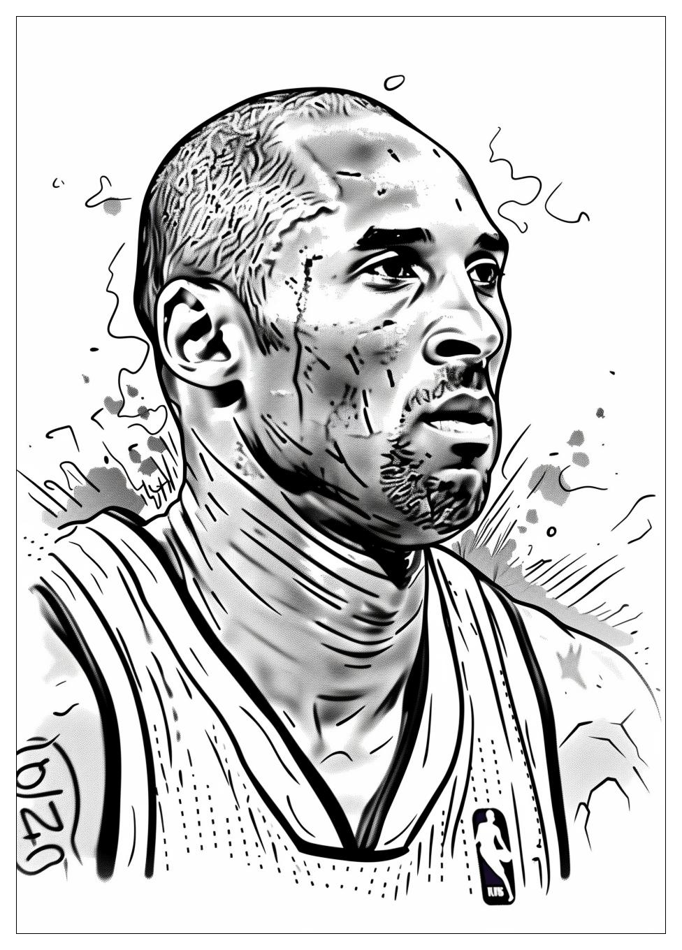 Kobe Bryant Coloring Pages-3