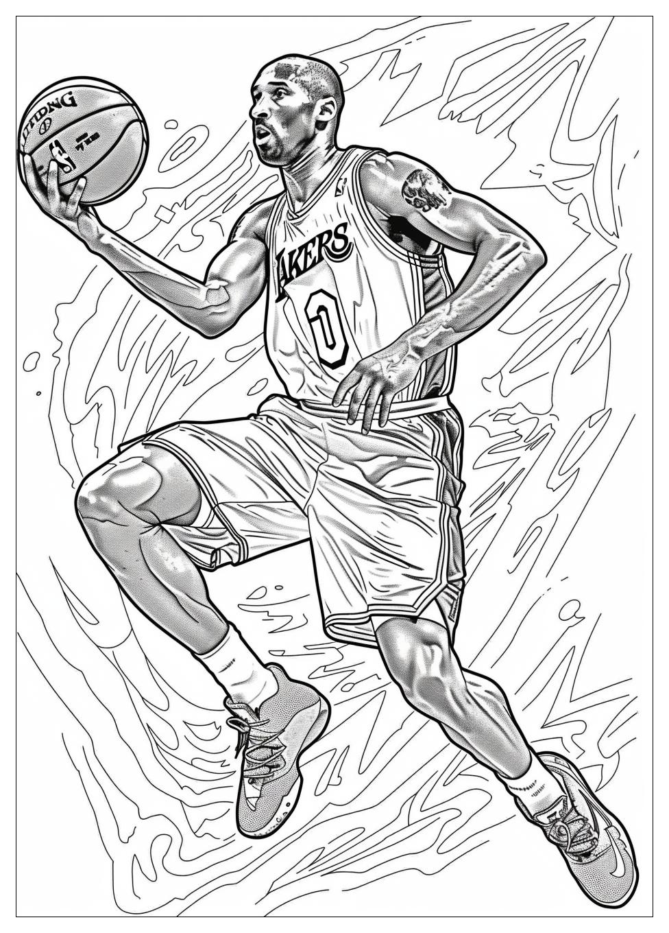 Kobe Bryant Coloring Pages-4