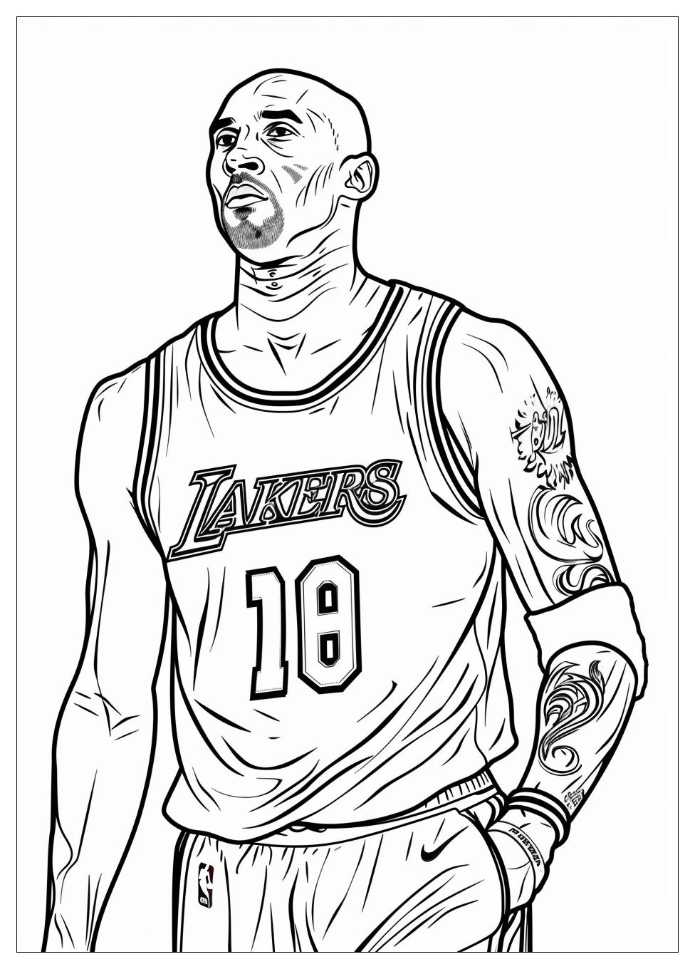 Kobe Bryant Coloring Pages-5