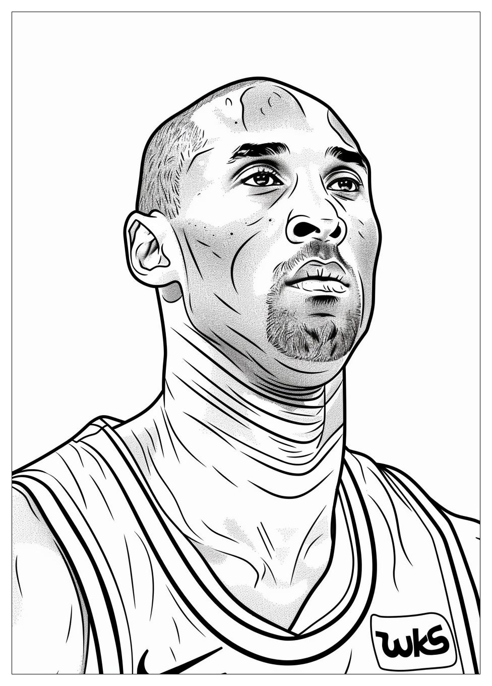 Kobe Bryant Coloring Pages-8