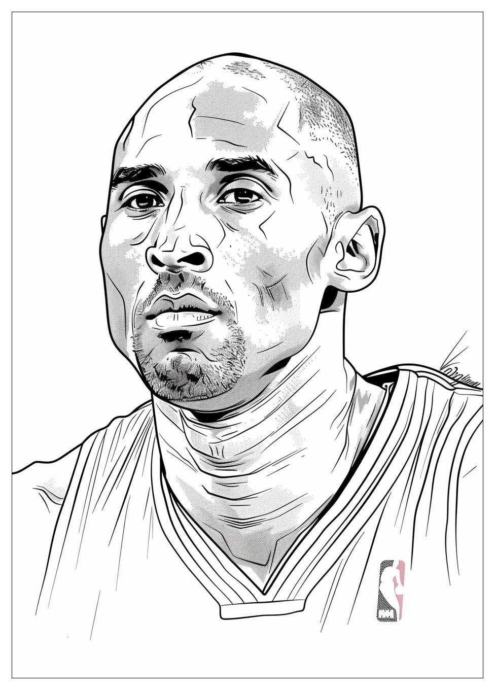 Kobe Bryant Coloring Pages-9