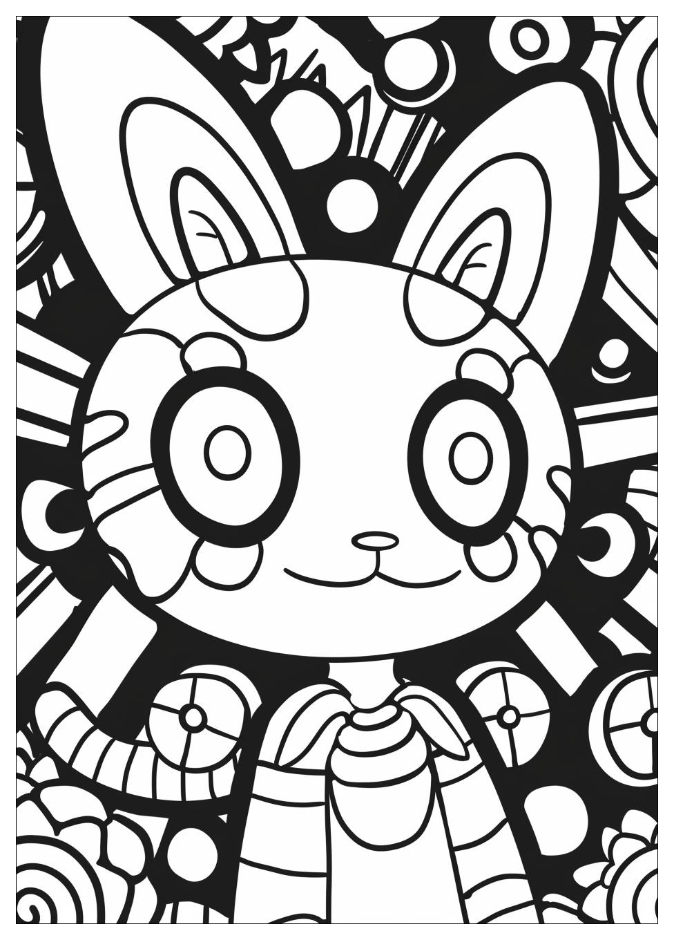 Kuromi Coloring Pages-10