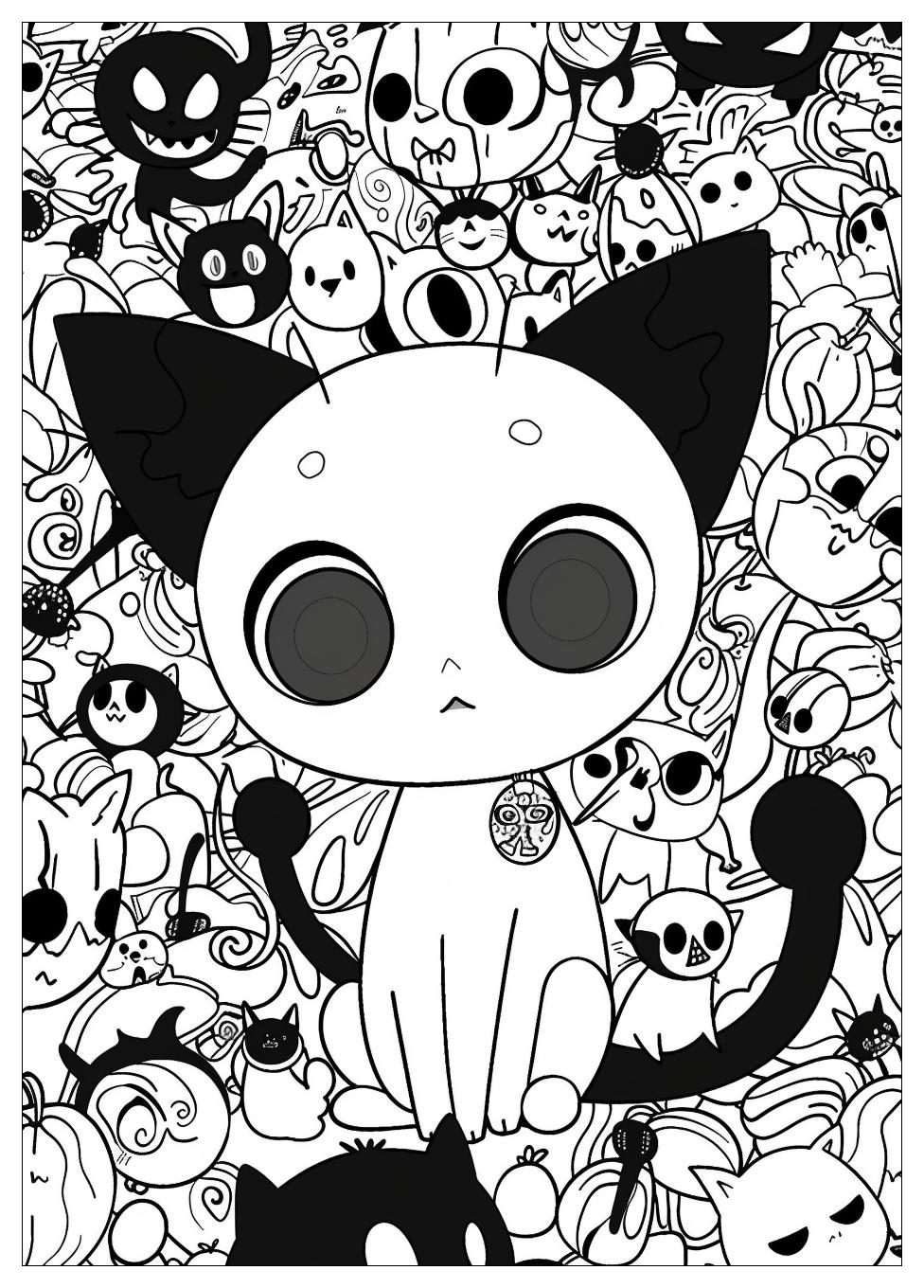 Kuromi Coloring Pages-4