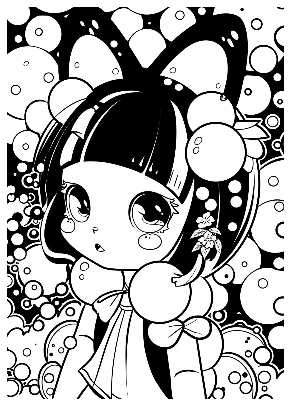 Kuromi Coloring Pages-8