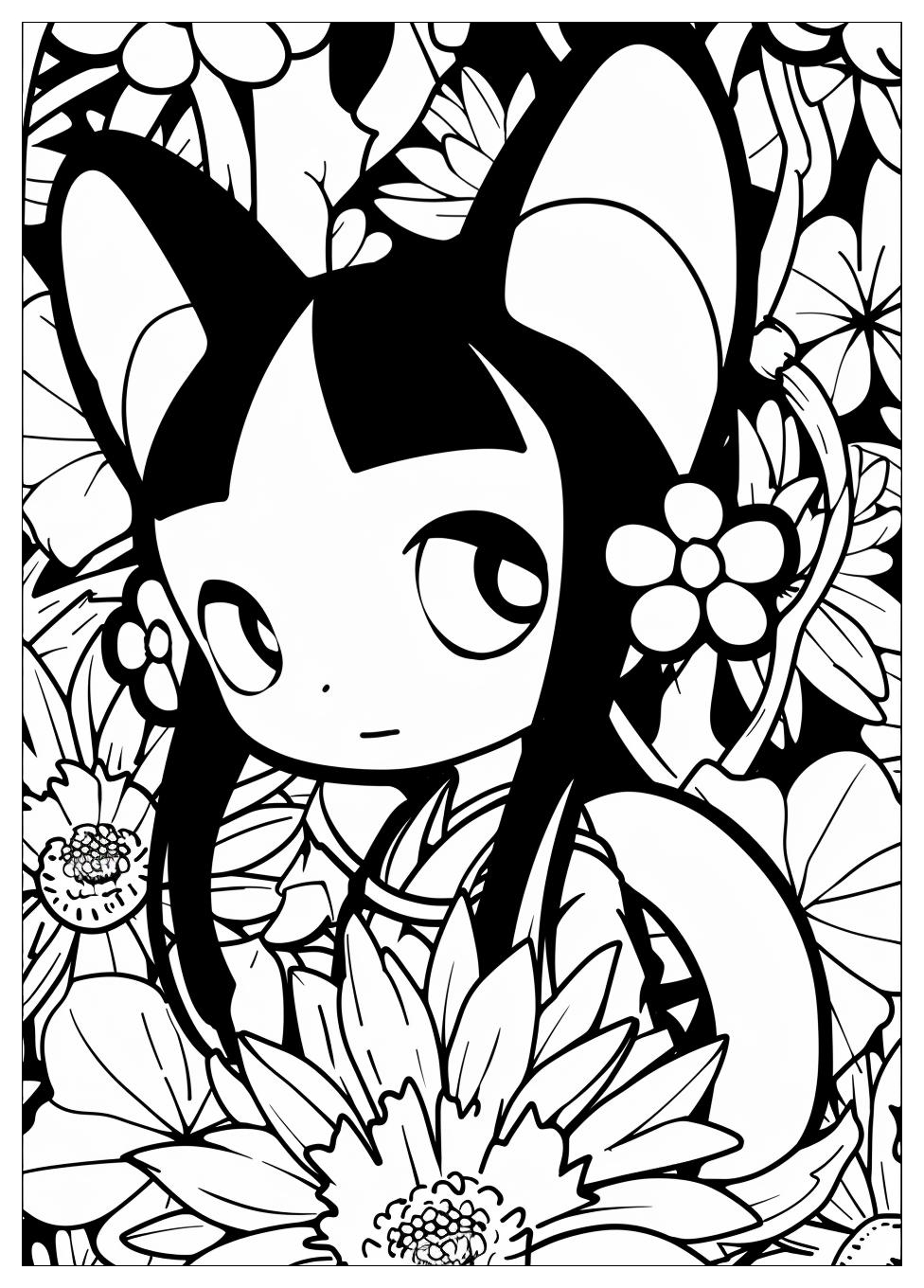 Kuromi Coloring Pages-9