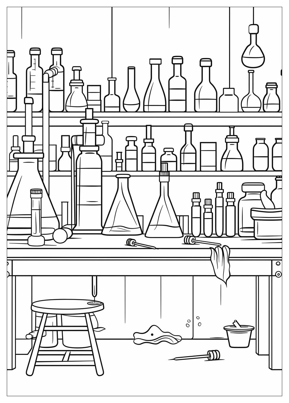 Laboratory Coloring Pages-11