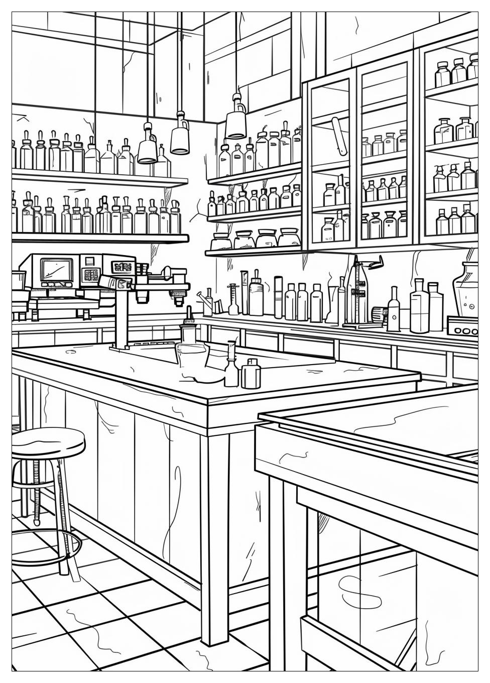 Laboratory Coloring Pages-4