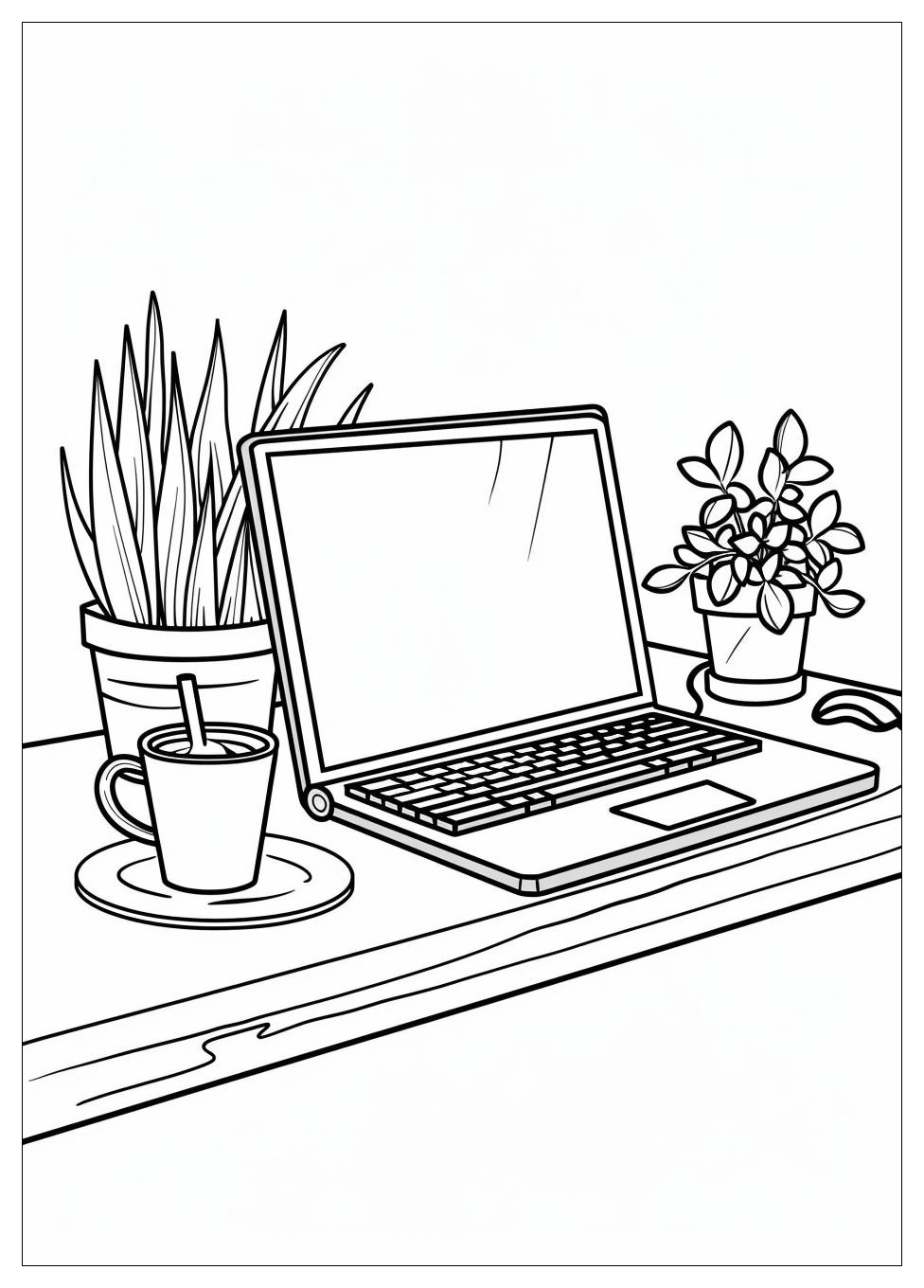 Laptop Coloring Pages-17