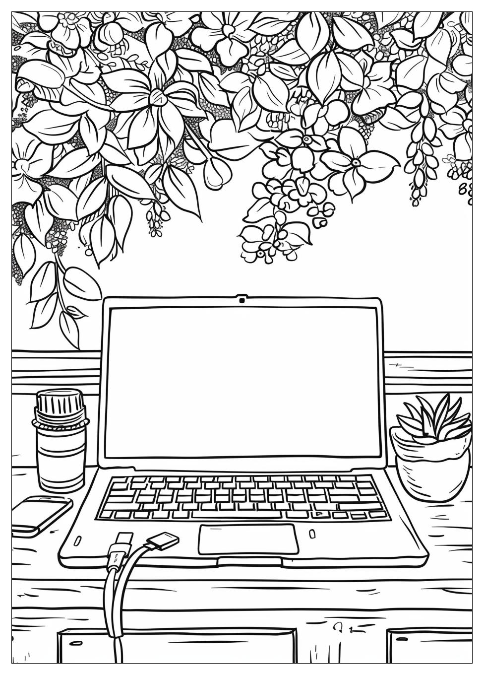 Laptop Coloring Pages-19