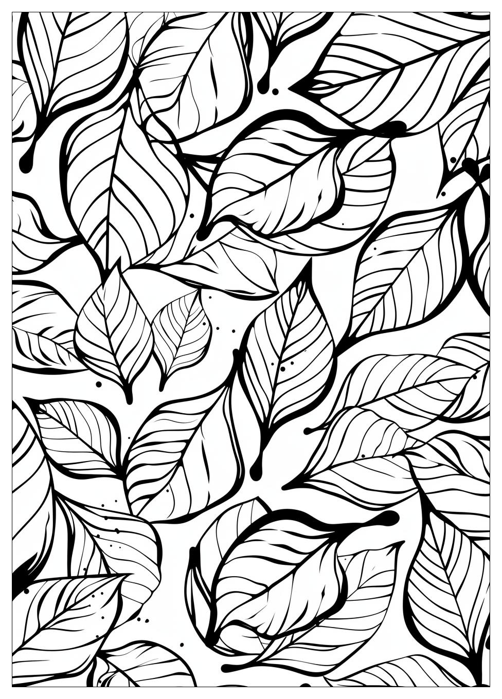 Leaf Coloring Pages-10