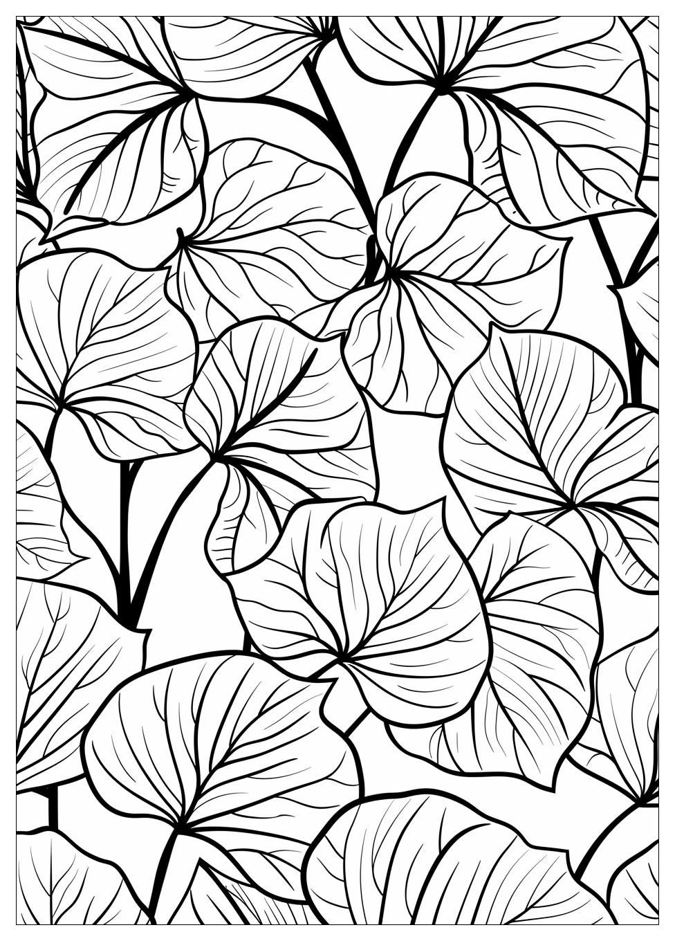 Leaf Coloring Pages-11