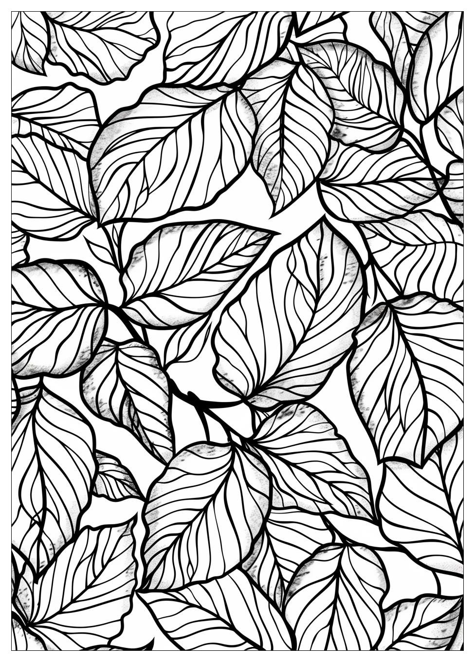 Leaf Coloring Pages-13