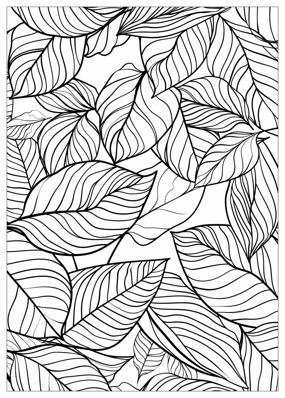 Leaf Coloring Pages-14