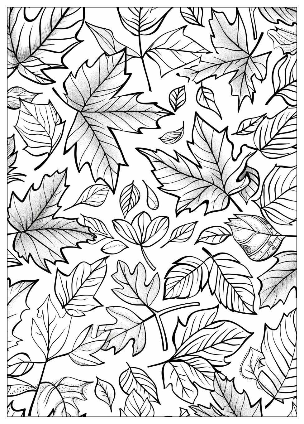 Leaf Coloring Pages-16