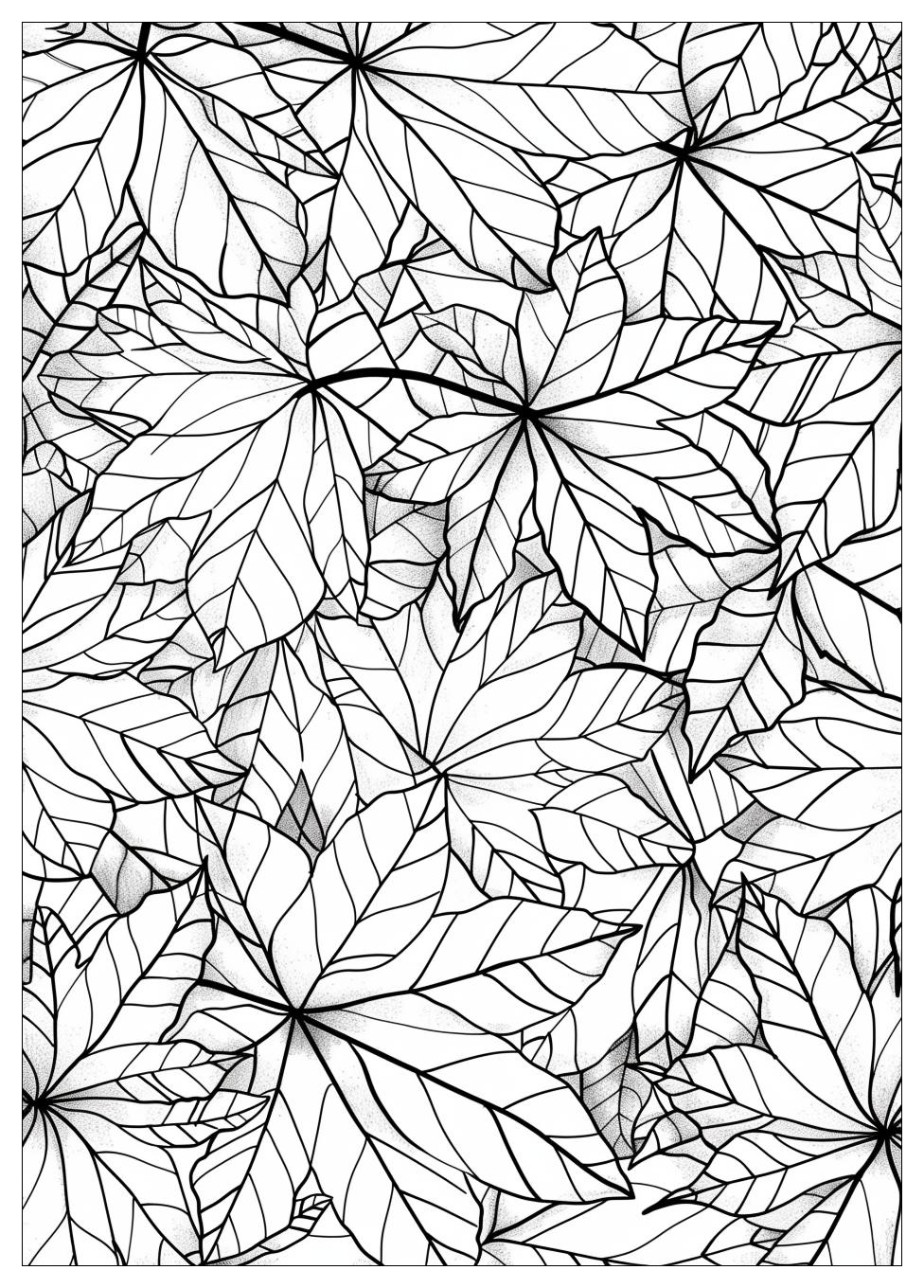 Leaf Coloring Pages-17