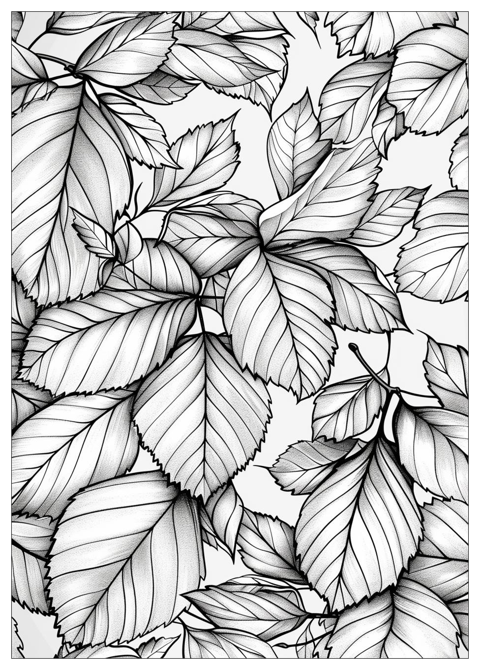 Leaf Coloring Pages-18